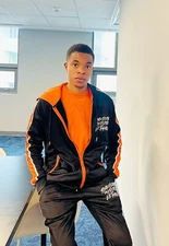 Black and Orange Your People My People Tracksuit