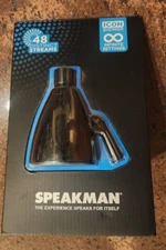 Speakman Icon 3-Spray Patterns with 1.75 GPM Wall Mount Shower Head, Matte Black