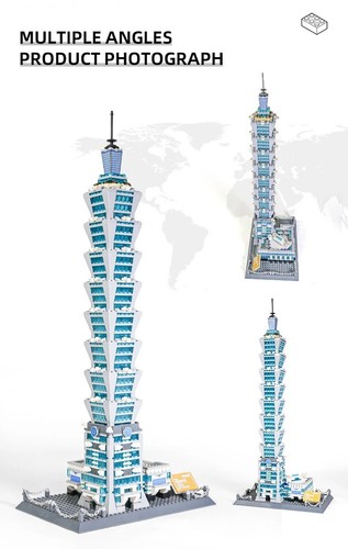Wange Bloque de Construcción Juguetes Arquitectura Mundial Ladrillos Modelo para Adultos o Niños - Imagen 281 de 872