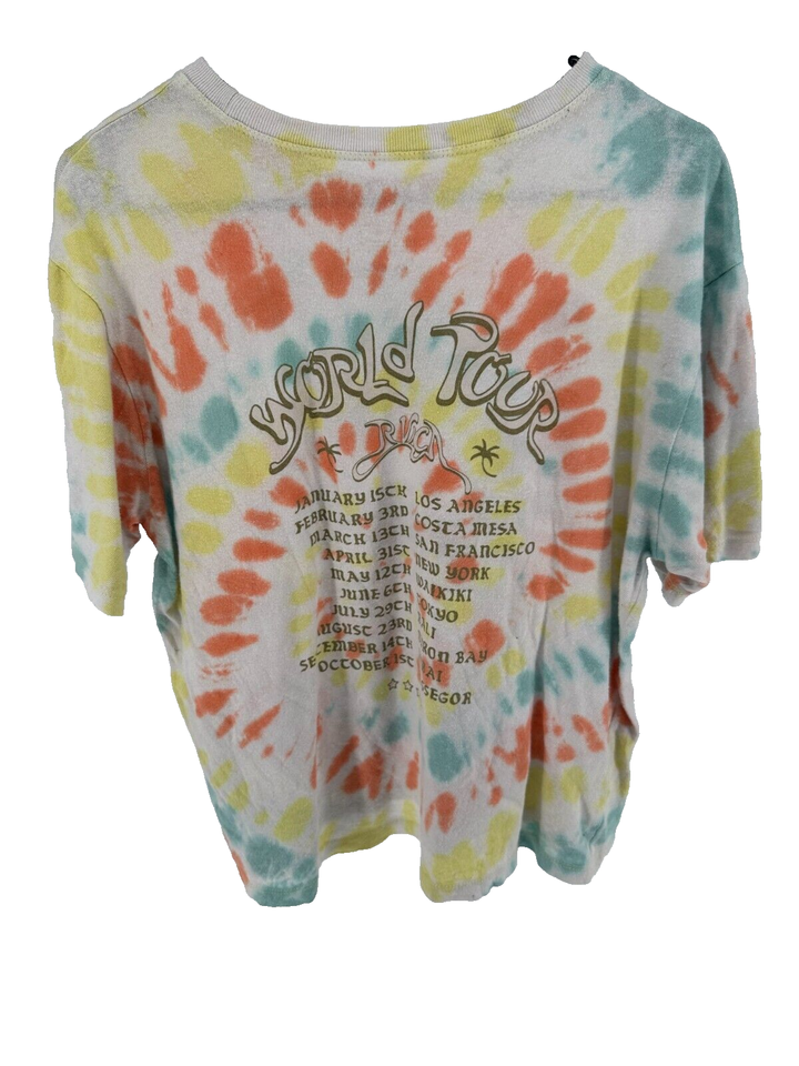 RVCA World Tour Short Sleeve TShirt Women's Size XS Tie Dye eBay