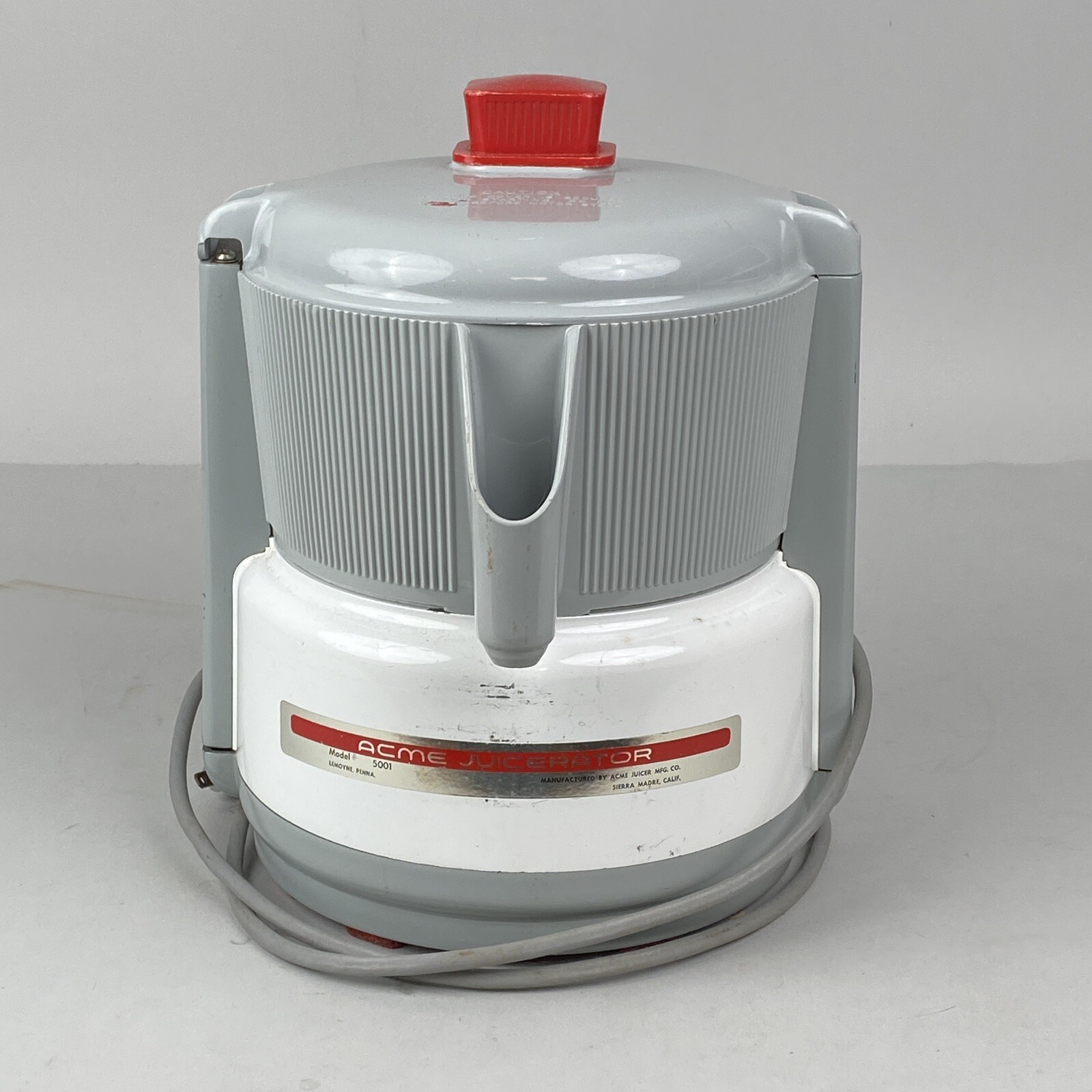 Vintage Acme Supreme Juicerator 5001 USA Heavy Duty Commercial Juicer 3600 RPM