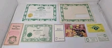 Vintage Cabbage Patch Kids Birth & Adoption Certificate & Extras Heloise Celia