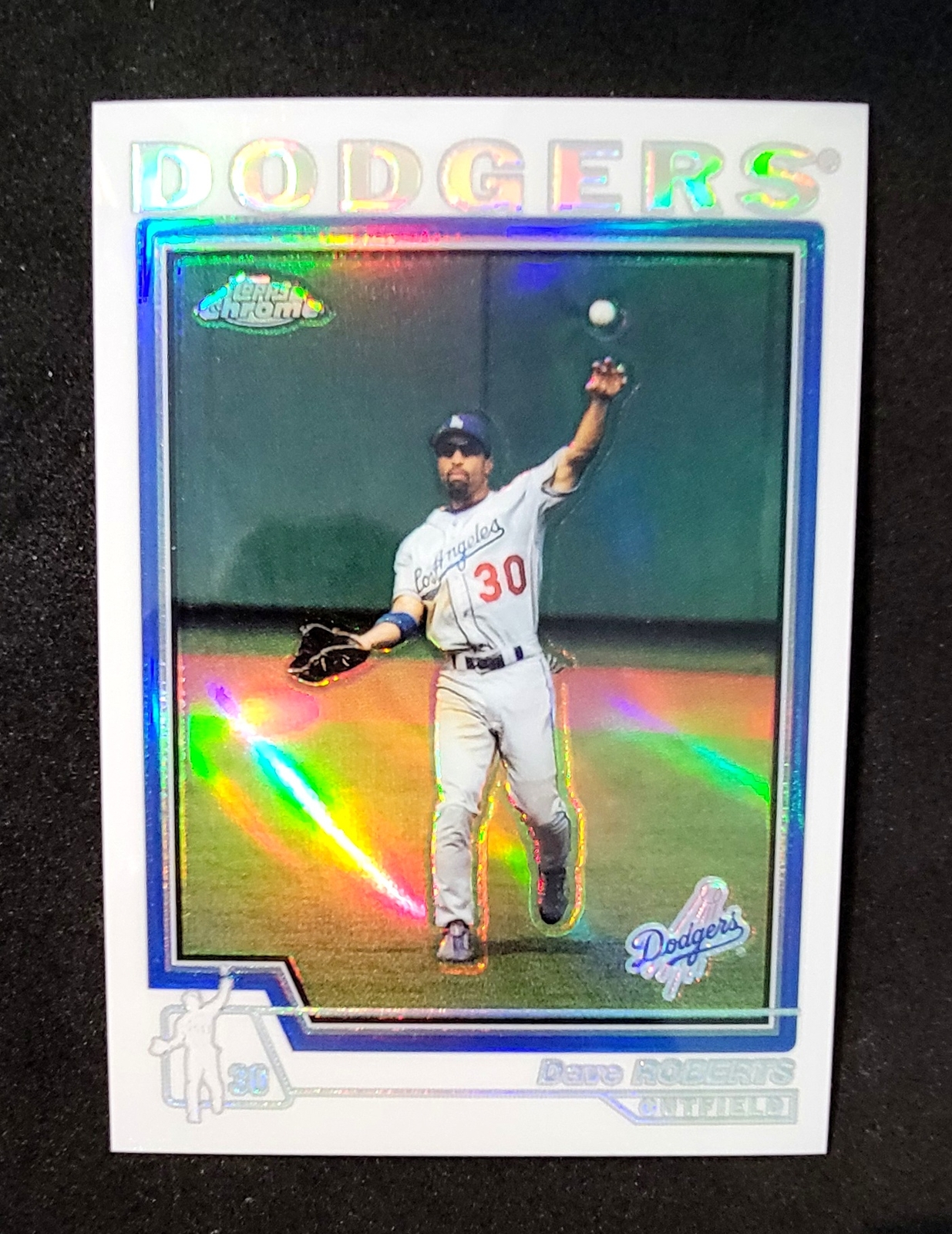 2004 Topps Chrome #122 Dave Roberts Refractors