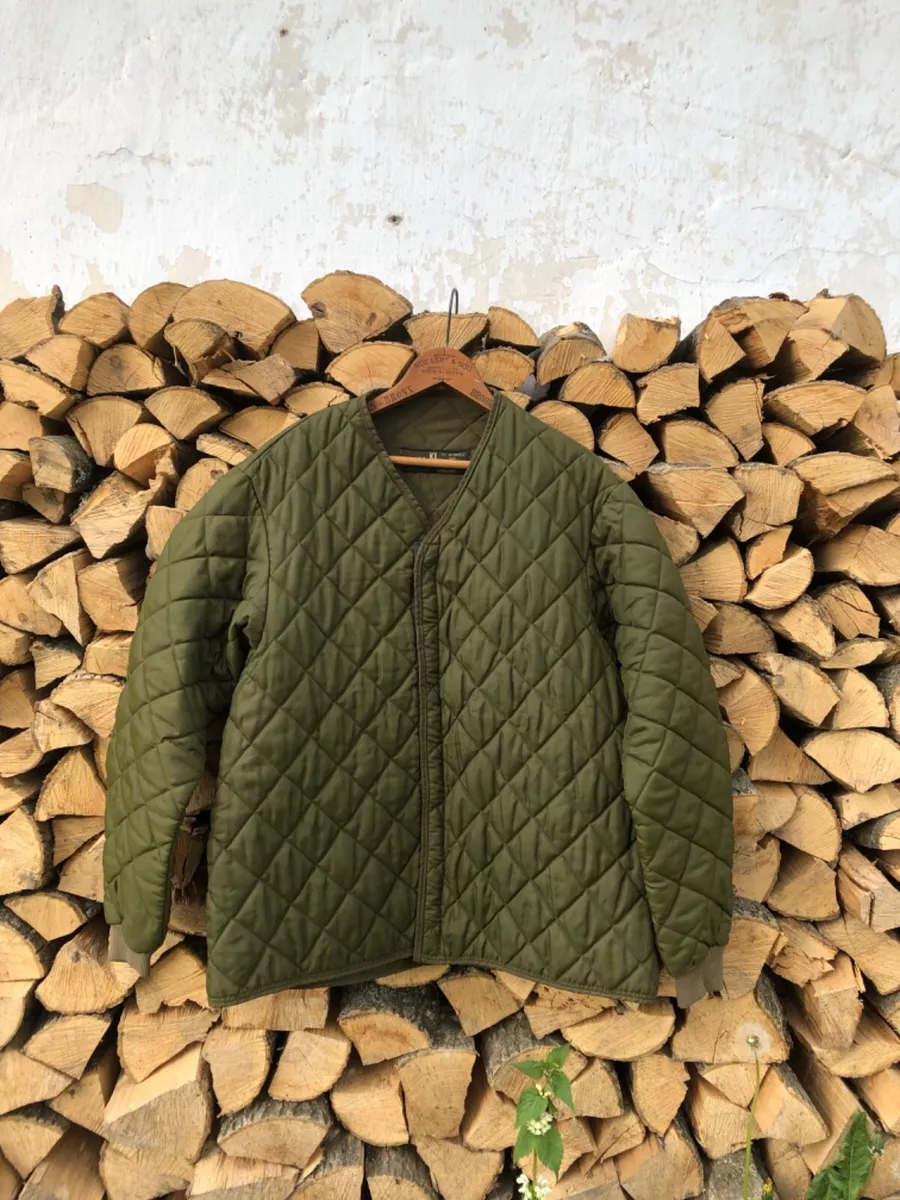 Vintage 70s Dutch Netherlands KL army liner jacket