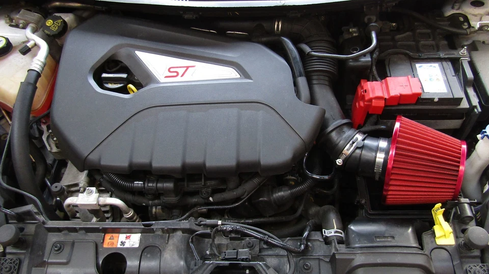 Red Induction Kit Cone Air Filter FOR DAIHATSU Cuore 1995-2016 - Image 2 of 3