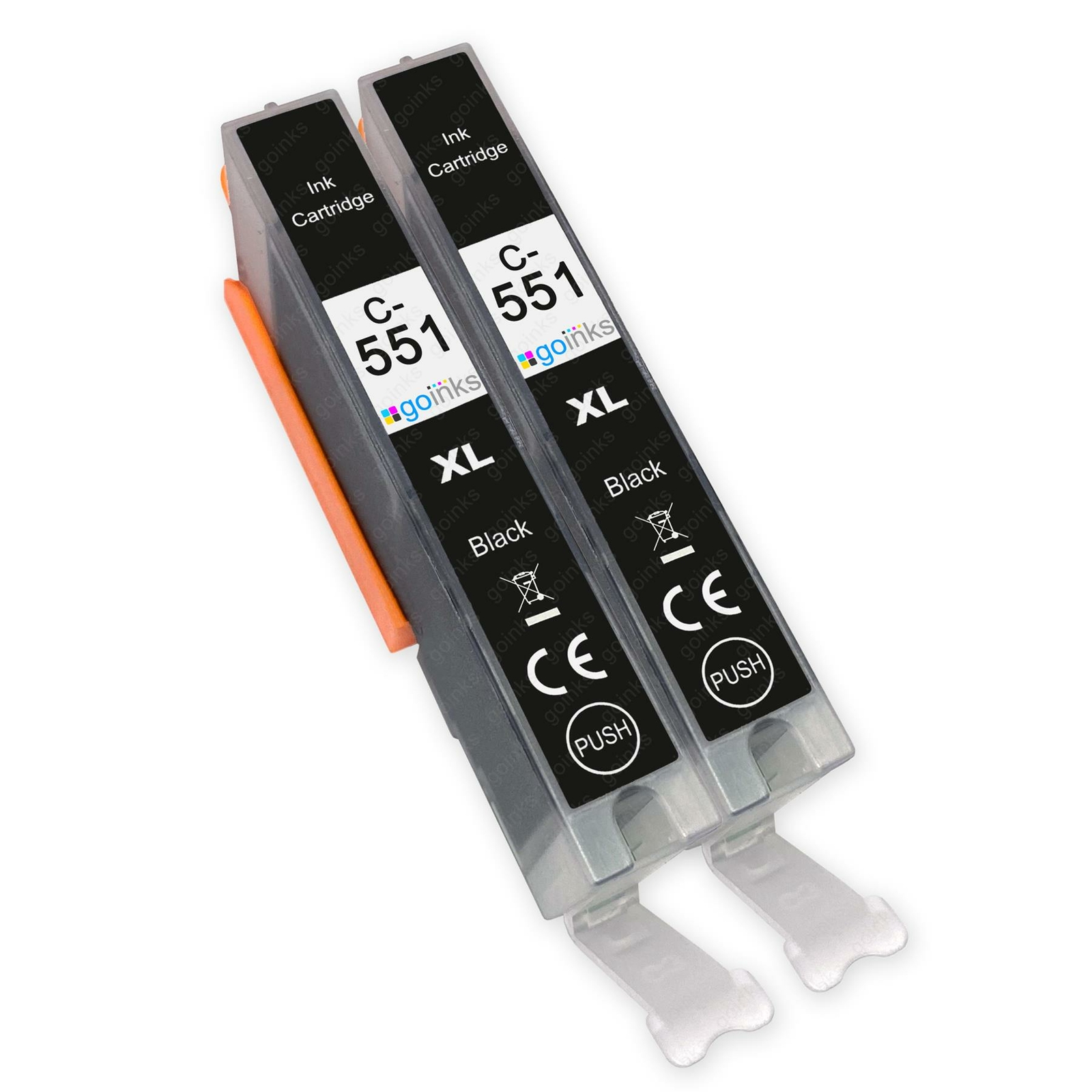 2 Nero (CLI) Cartucce d'inchiostro per Canon PIXMA iP7250, MG5450, MG6350