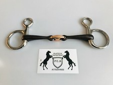   Sweet Iron Filet Baucher Bit with Copper Lozenge - Hanging Cheek - Snaffle