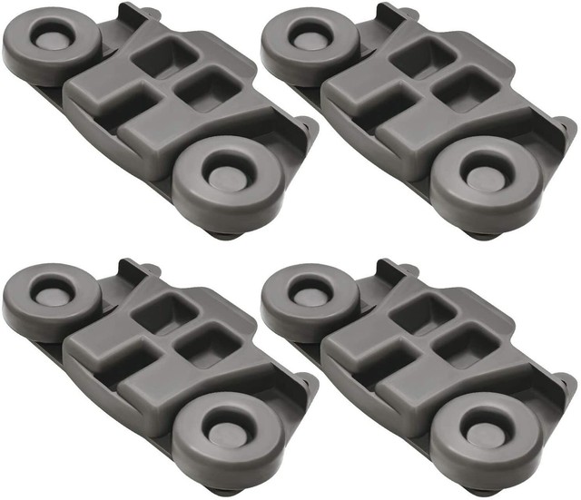 Kitchenaid dishwasher wheels lower rack W10195416 (4pcs),W/ 1.59 Inch