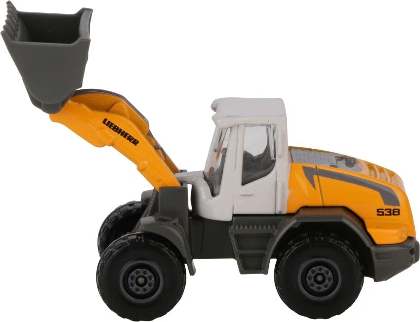 Liebherr L 538 Orange Wheel Loader Majorette Construction 263C 1:87 Toy - Image 3 of 3