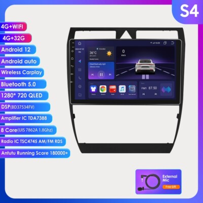 für Audi A6 C5 S6 1997-2004 DAB+ Carplay Autoradio Car Stereo GPS Nav WIFI 8Kern