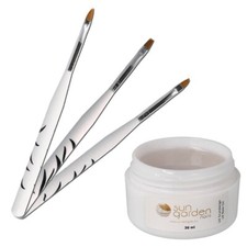 Gel UV Base Classic 30 ML Incl. 3 Pz. Set di Pennelli