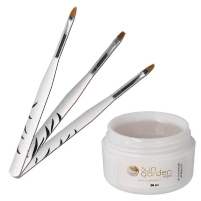 SUN GARDEN NAILS UV Gel Classic Grundiergel 30 ml inkl. 3 tlg. Pinselset