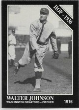 Walter Johnson 1991 Conlan Collection HOF-1936 #9