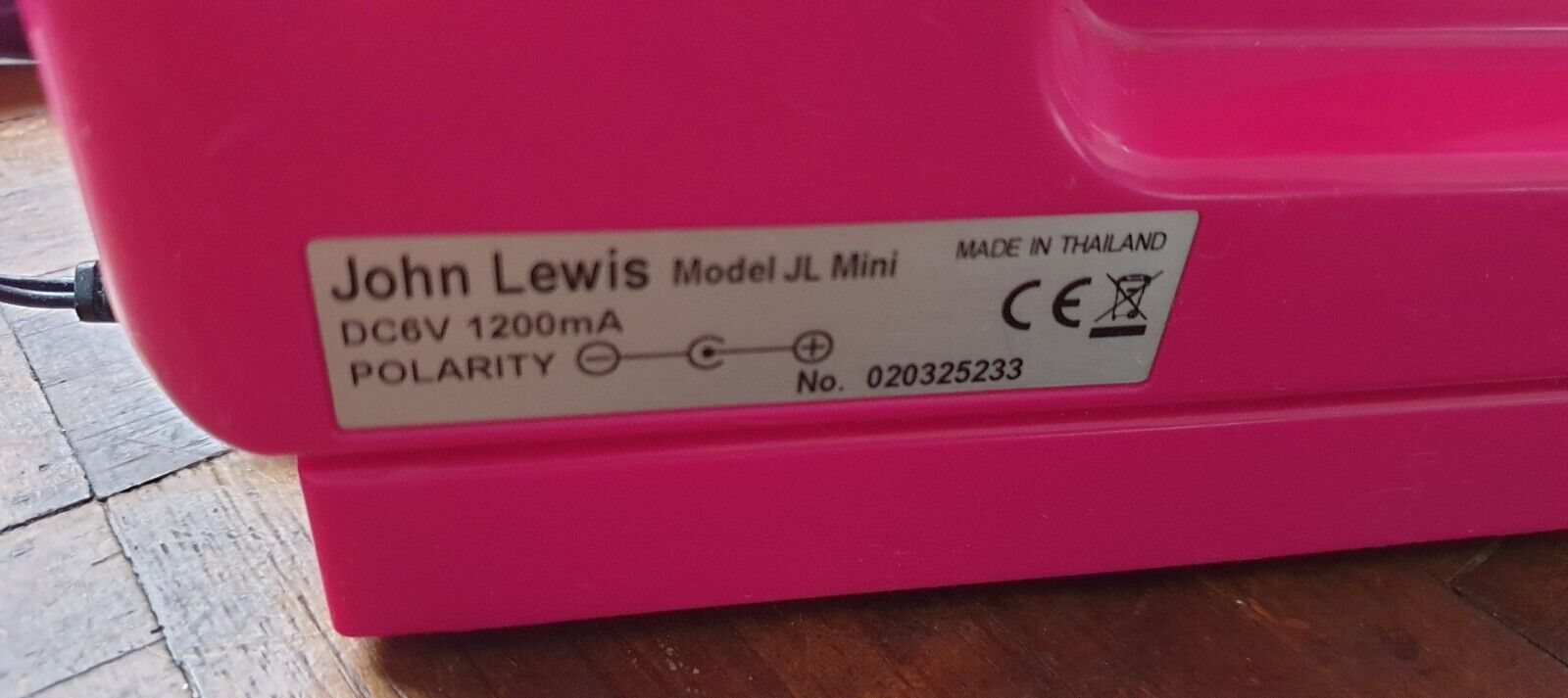 John Lewis JL Mini Sewing Machine Pinkish ,used comes in box eBay