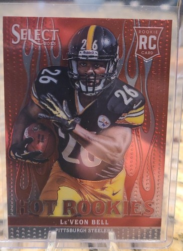 2013 Panini Select Hot Rookies Football Card # 10 Le'veon Bell Red