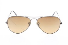  VERY WORN RAY BAN AVIATOR RB 3025 004/M2 GUNMETAL 58/14/135 ITALY POLARIZED