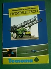 agricultural leaflet: TECNOMA field sprayers HYDROELECTRON