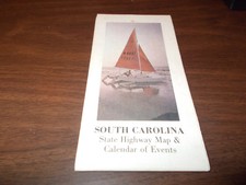 1985 South Carolina Vintage State-issued Map