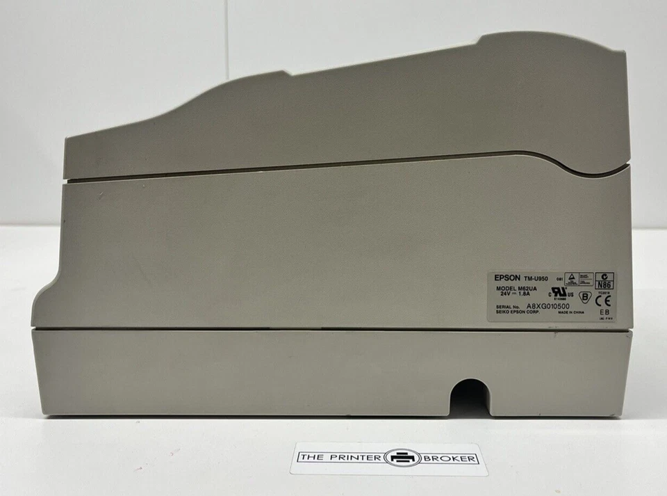 Epson TM-U950 Desktop Receipt Dot Matrix Printer C31C151283 - Image 4 of 4