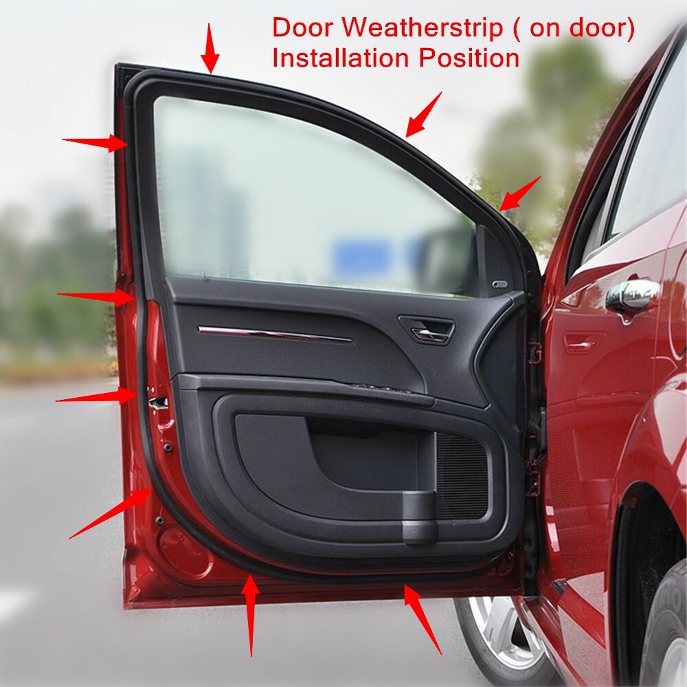 2 PC Front Door Open Weatherstripping Seal for Honda ACCORD Sedan 2003