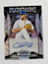2019 PANINI PRIZM CALEB FERGUSON AUTO RC 54/60 SHIMMER LOS ANGELES DODGERS