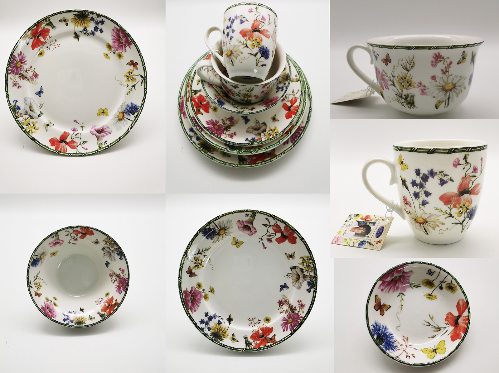 JBS Fruit & Flowers Janneke Brinkman Teeservice "Schmetterling" Teller