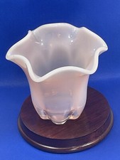 Vintage Duncan Miller Pink Opalescent Glass C...