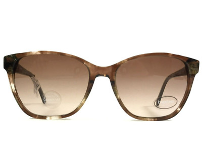 Bebe Sunglasses WEARABLE BB7191 200 TOPAZ Round Frames w/ Brown Lenses 56-17-135