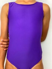 J2 SPORT PURPLE SOFT TANK GYMNASTICS DANCE LEOTARD SIZE CHILD LARGE