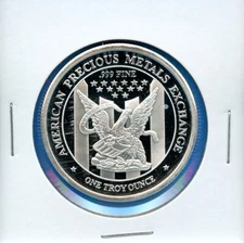 APMEX American Eagle .999 Fine Silver 1oz Round Bullion #93 Semi Proof Like Coin