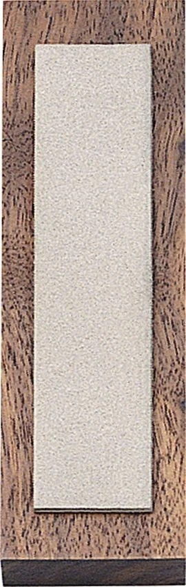 Eze-Lap Diamond Knife Blade Sharpener Walnut Block Non-Skid Feet MADE IN USA