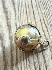 Antique 9ct Gold Silver Masonic Ball Orb Cross 7.9 Grams Hallmarked  