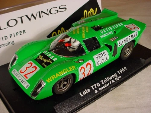 Fly Slotwings Lola T70 #32 David Piper Zeltweg 1969 W004-04 MB 1/32 scale