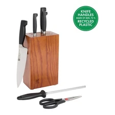 ZWILLING Four Star Eco 7-pc, Knife block set, brown