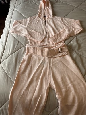 FINESS CLOTHING  Set For Women Heritage Zip Hoodie Pink Cozy Set