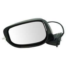 TRQ Driver Side Power Mirror for Honda Fit 2009-2014 - Paint to Match