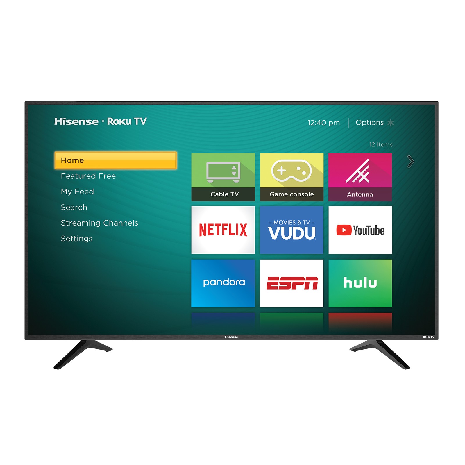 Hisense 43" Class 4K 2160p 60Hz LED Roku Smart TV 43R6E4
