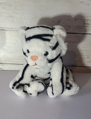 Wild Republic White Tiger Cub 6'' Realistic Plush Stuffed Animal Toy
