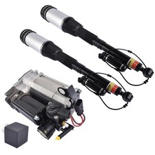 2x Hinten Luftfeder Stoßdämpfer + Kompressor 2203205013 Für Benz S-Klasse W220
