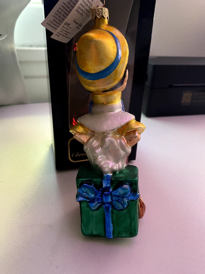1996 Christopher Radko Disney Gallery Pinocchio Glass Ornament – Limited Edition - Image 4 of 4