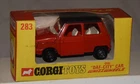 Vintage Corgi No. 283 OSI DAF-City Car Red in Original Box - Diecast