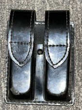Safariland 77v Glock 9mm Double Magazine Holster Pouch Black Gloss