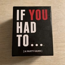 If You Had To Party Game -For Adults