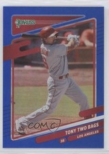 2021 Panini Donruss Variation Holo Blue Anthony Rendon (Tony Two Bags) #107 qp4