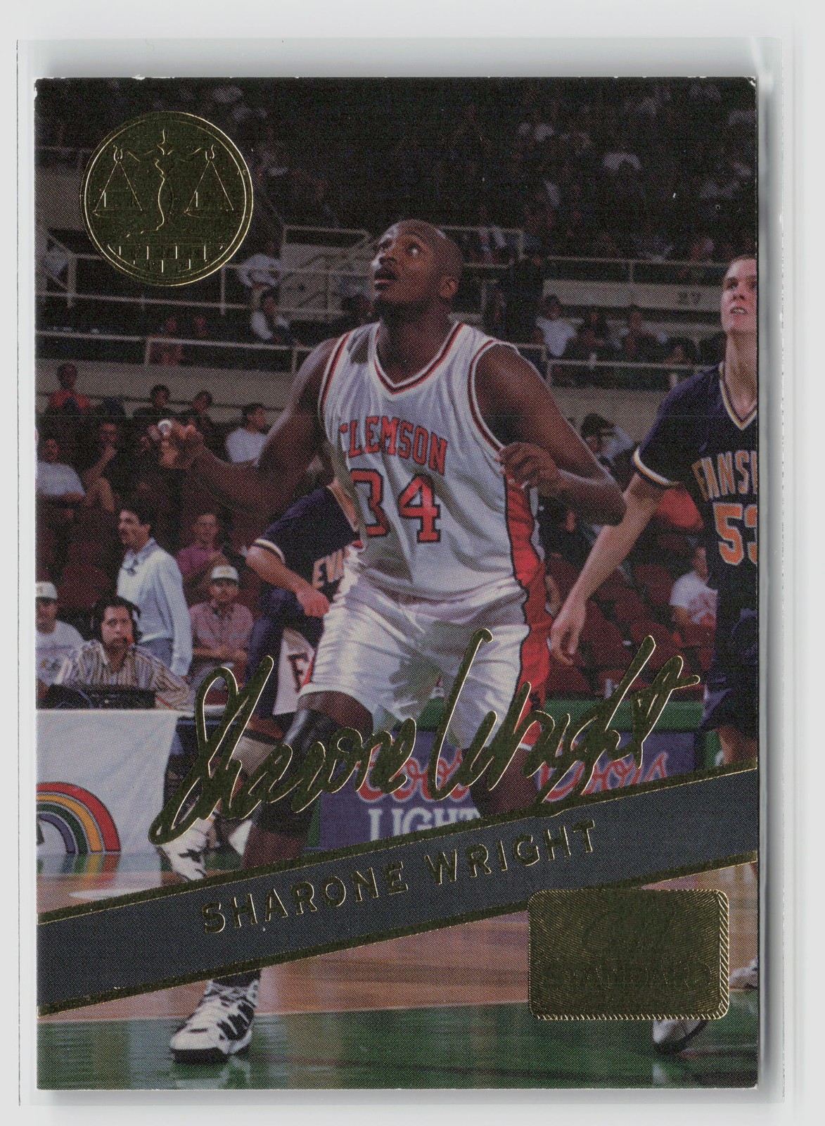 Sharone Wright #GS16 1994 Signature Rookies Gold Standard Clemson Tigers