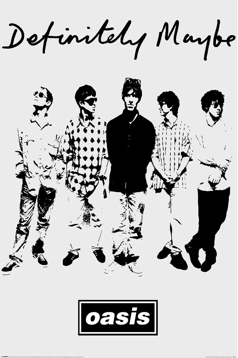 Oasis Definitely Band Maxi Poster - Laminated