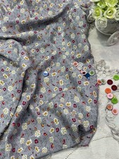 ?Monsoons  Viscose Challis Lawn Superfine Soft Fabric Dress Floral Metre Price