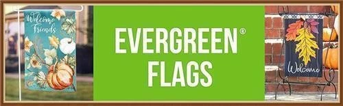 Evergreen Garden Flag - Thumbnail 3