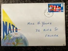 United Kingdom 1969 - 20 Years NATO FDC with stamp Dumgoyne, Glasgow