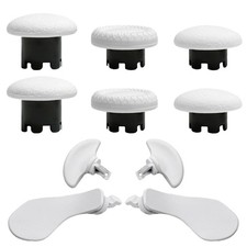 10-in-1 Metal Thumbsticks Replacement for PS5 Dualsense Edge Controller,4 Met...
